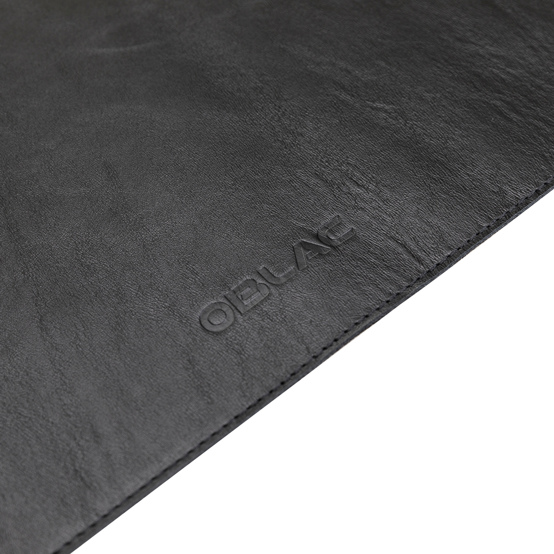 Leather Desk Mat - Rustic Black
