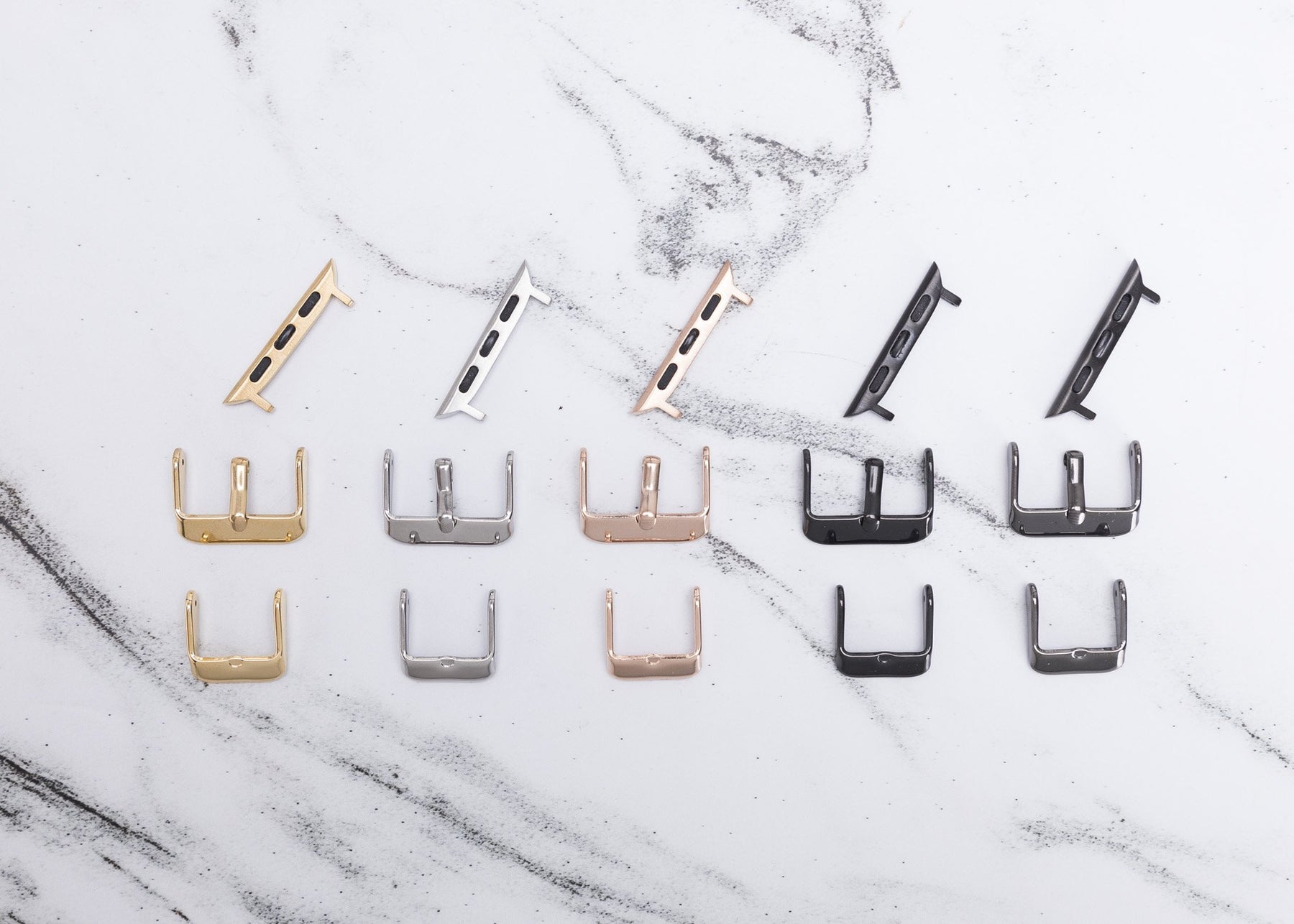 Leren Bandje Apple Watch S - Nude Roze - Oblac