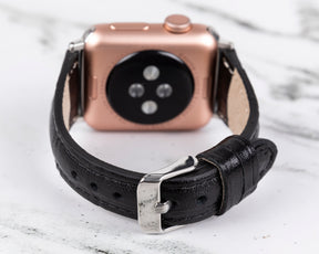 Leather Strap Apple Watch - Slim Design