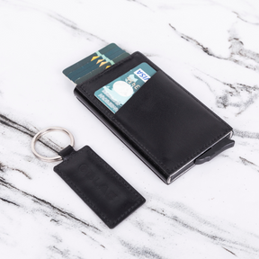 Card holder with key ring