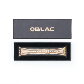 Leren Bandje Apple Watch S - Rosé Gold - Oblac