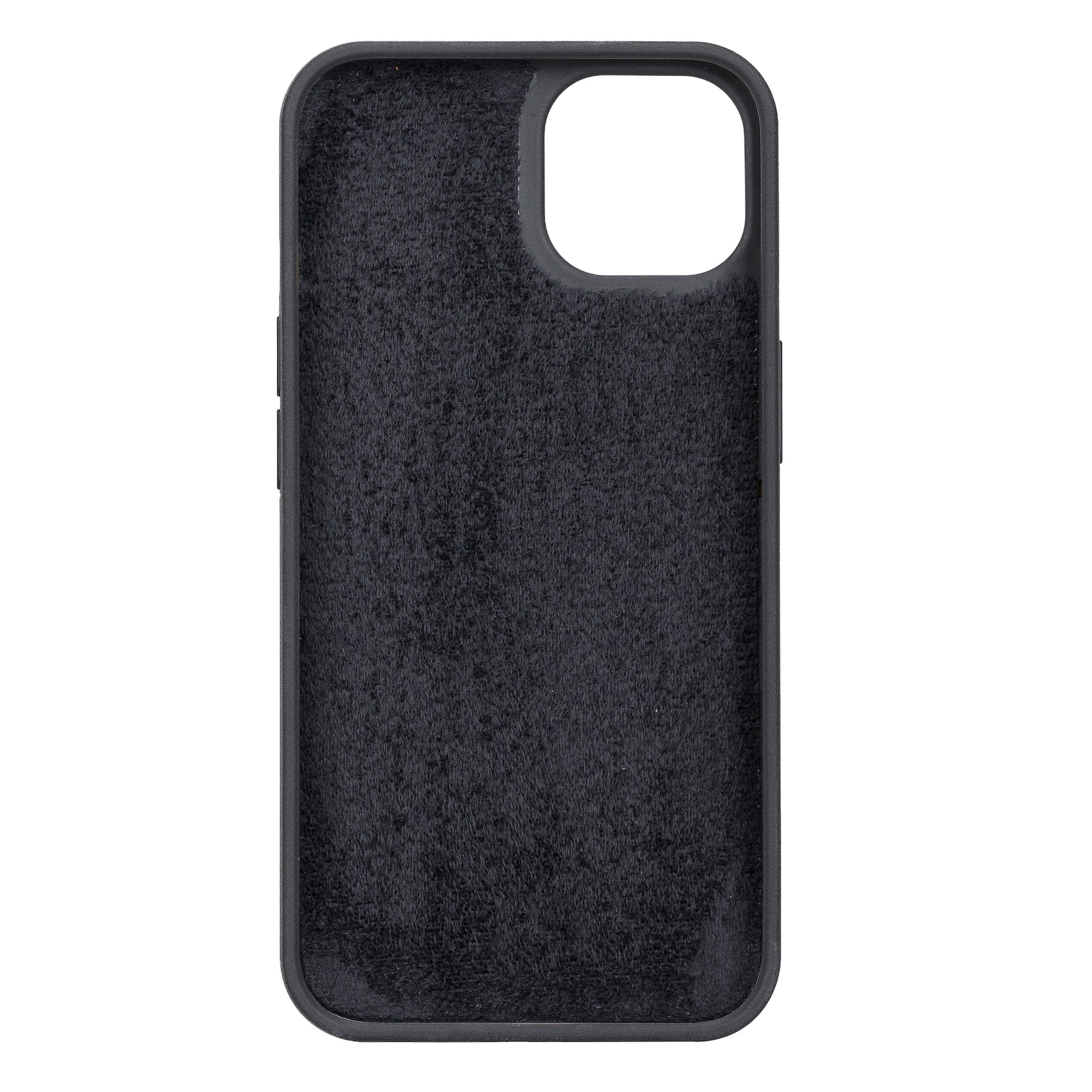 iPhone 13 hoesje zwart leer