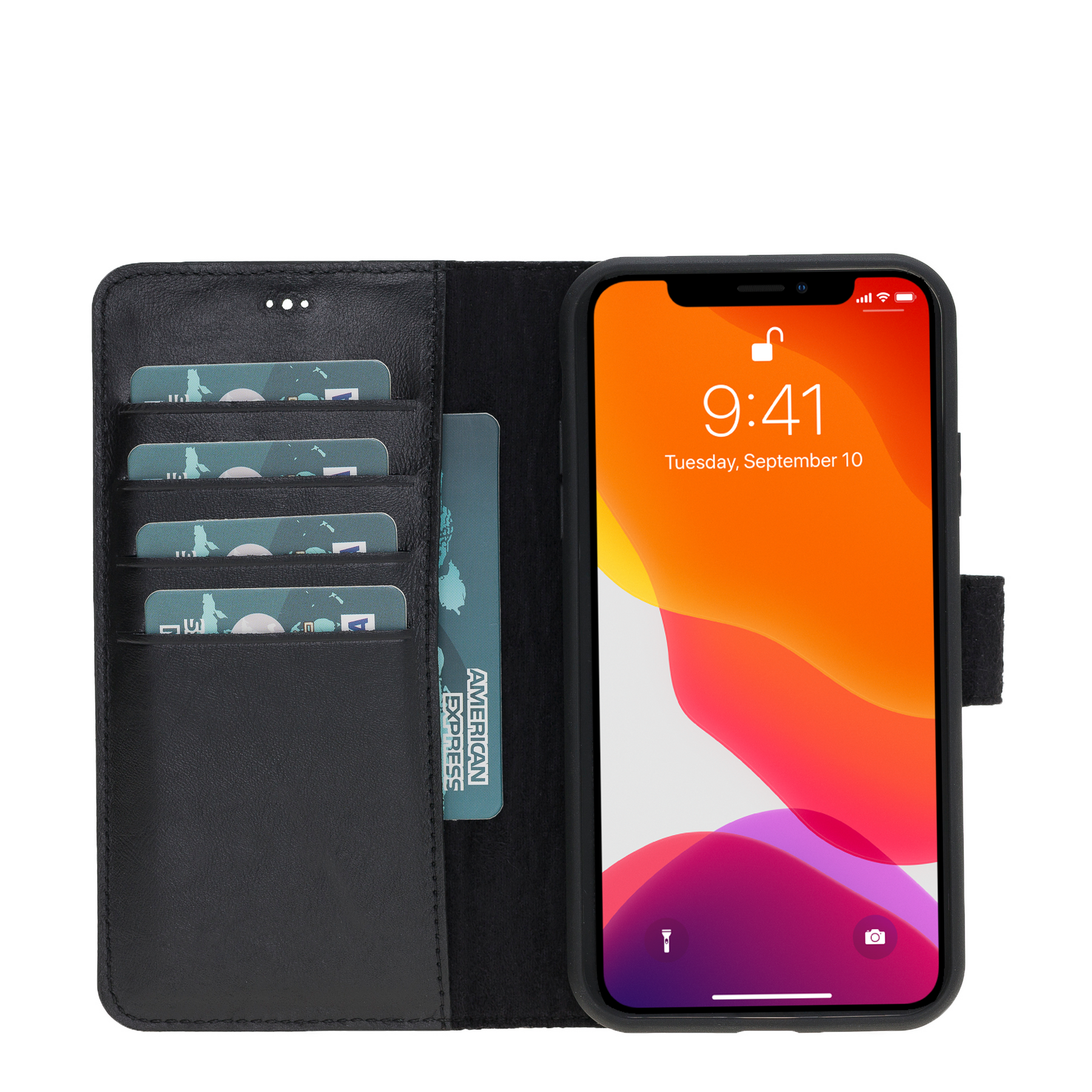 Magic Case Iphone 11 - Rustiek Zwart - Oblac